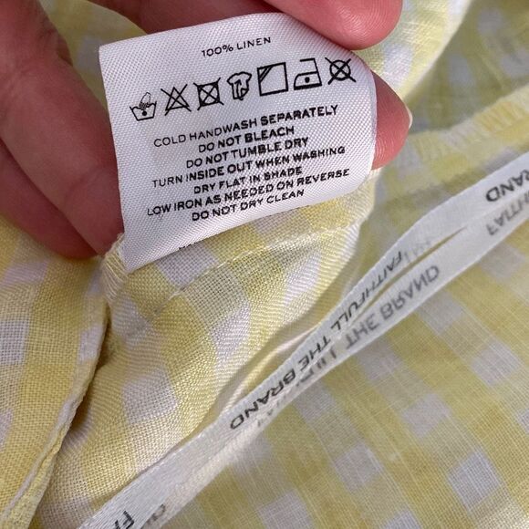 Faithfull the Brand Yellow Wide Leg Pants - Picture 10 of 10